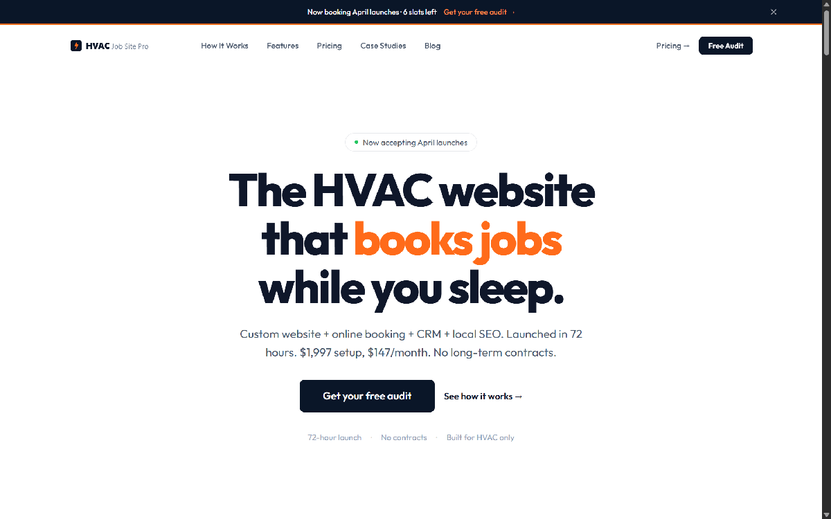 HVAC Job Site Pro Preview